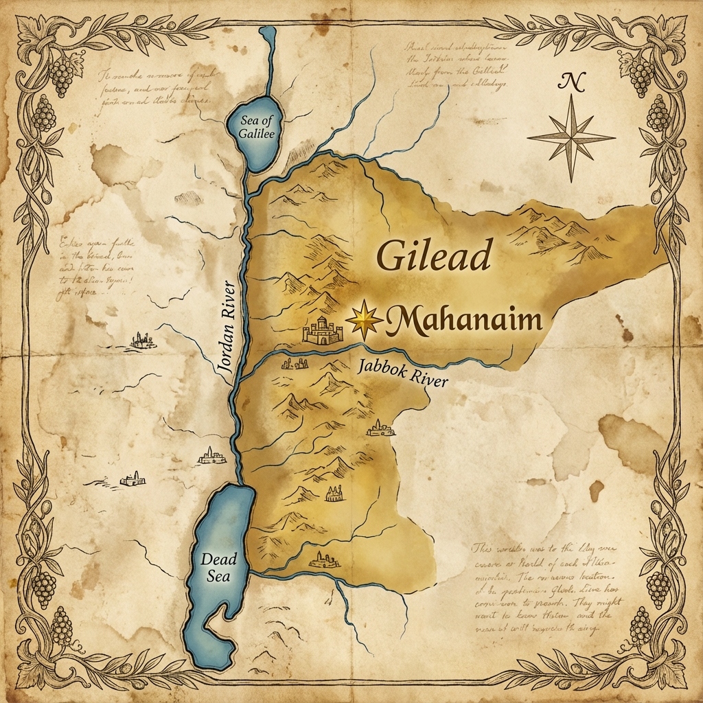 Historical map of Mahanaim Region